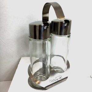Wolfgang Puck Oil & Vinegar Glass Set